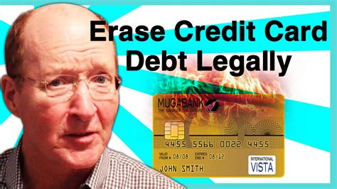 remove credit card debt legally